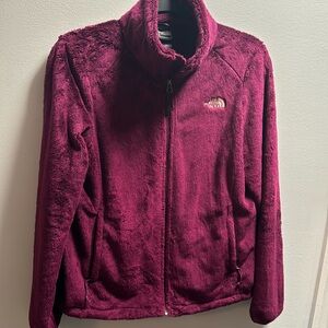 North face women’s deep purple zip up